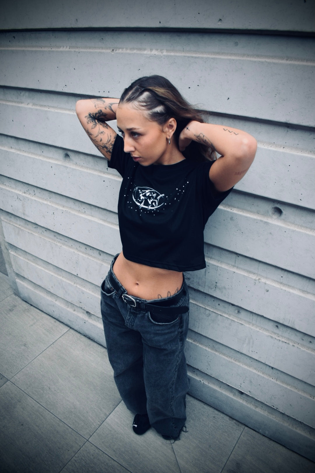 SHINE CROPPED TEE