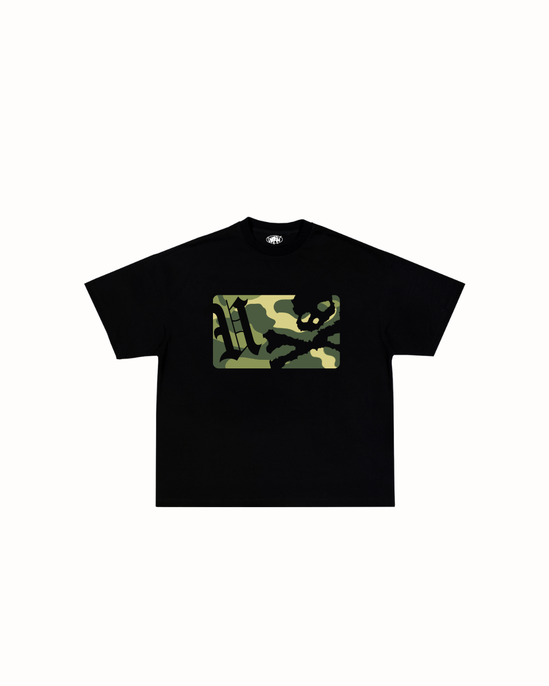 POLERA HEAVYWEIGHT SKULLCAMO NEGRA